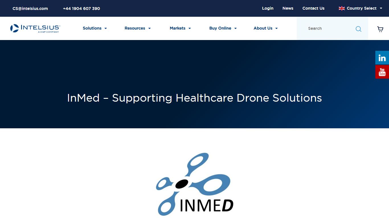 InMed - Intelsius | Supporting Healthcare Drone Logistics